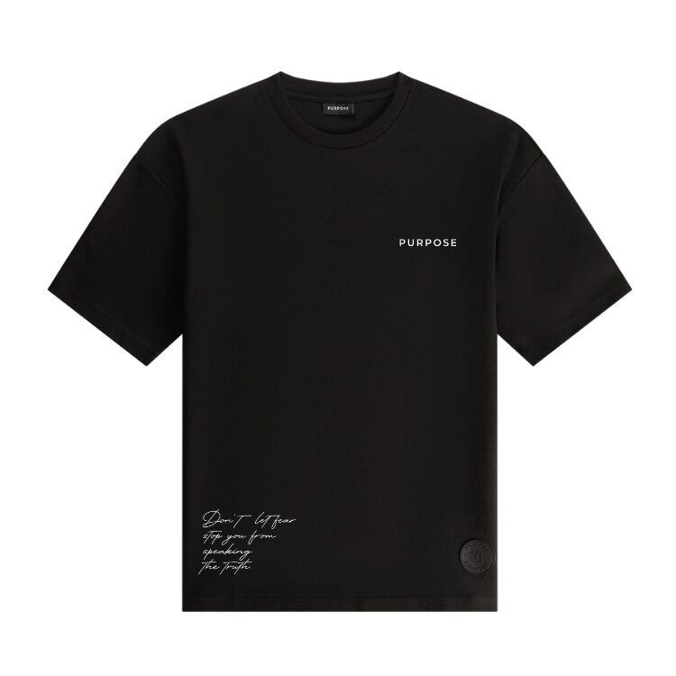 Don't Let Fear Oversized Tee — 3