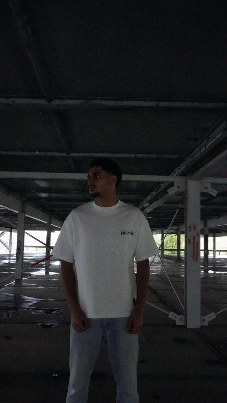 If You Stand for Nothing Oversized Tee — White — 3