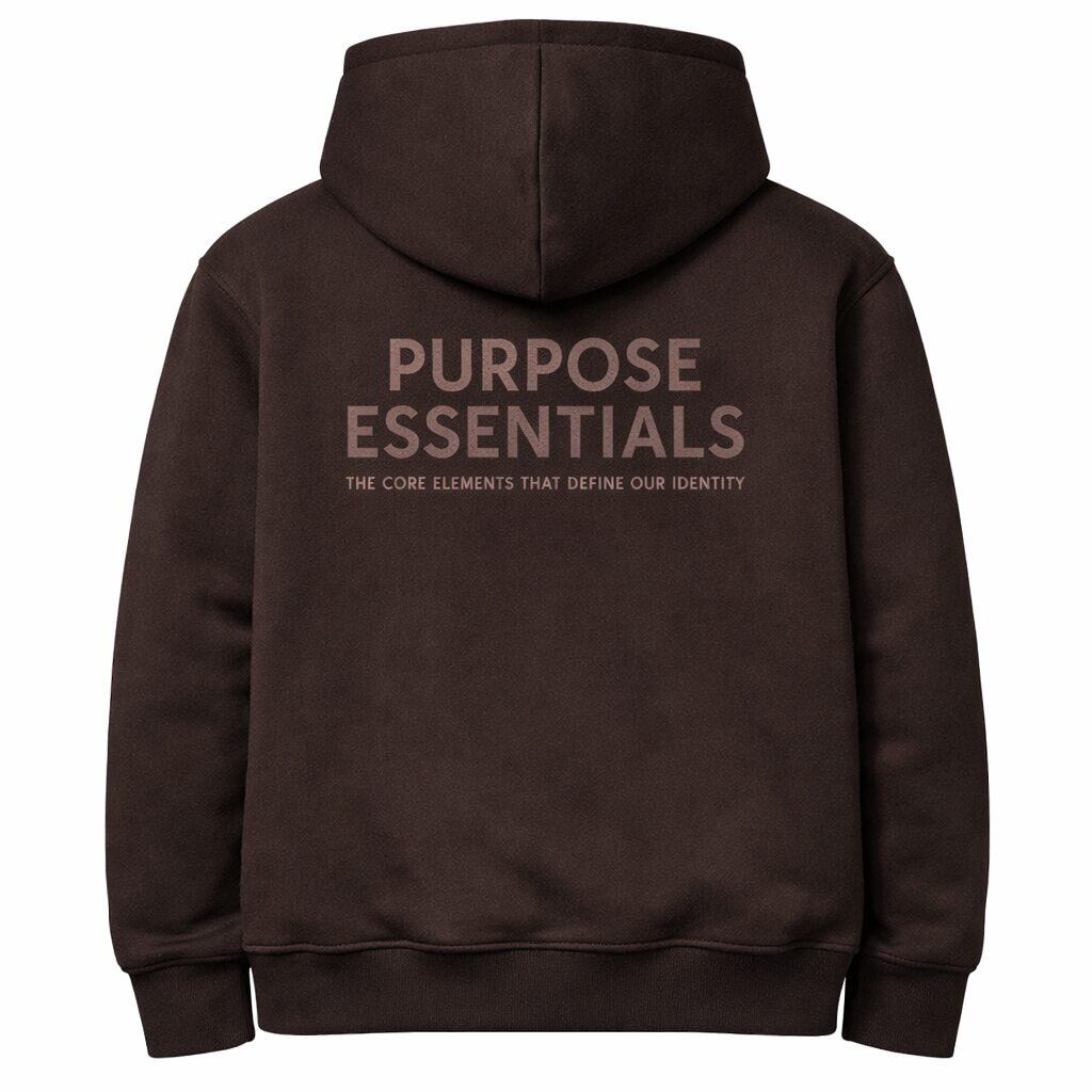 Essential Hoodie — Brown — 3