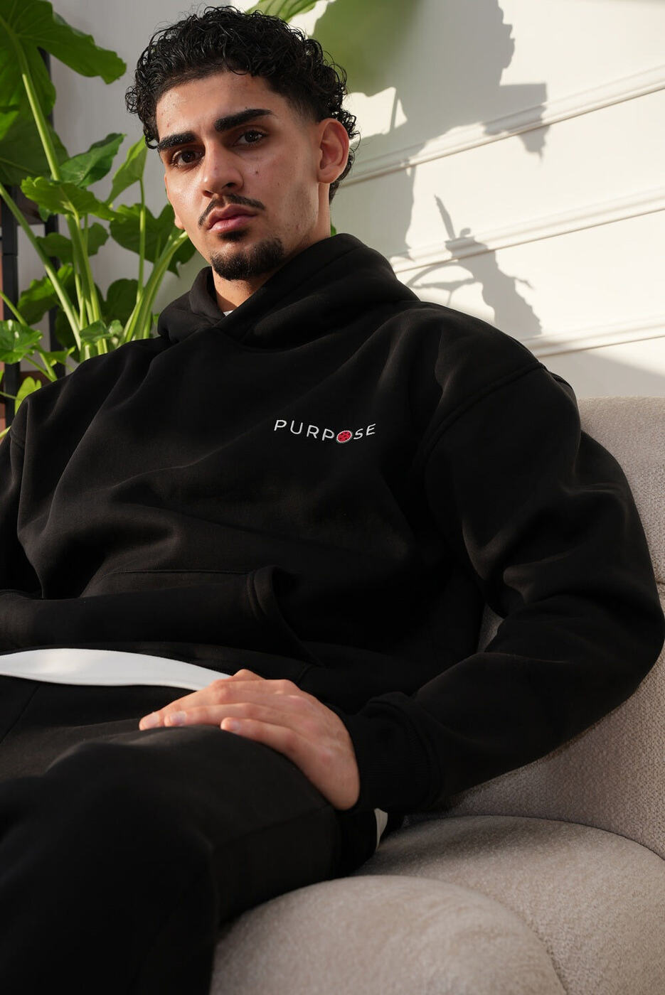 Not a Watermelon Hoodie — Black — 6
