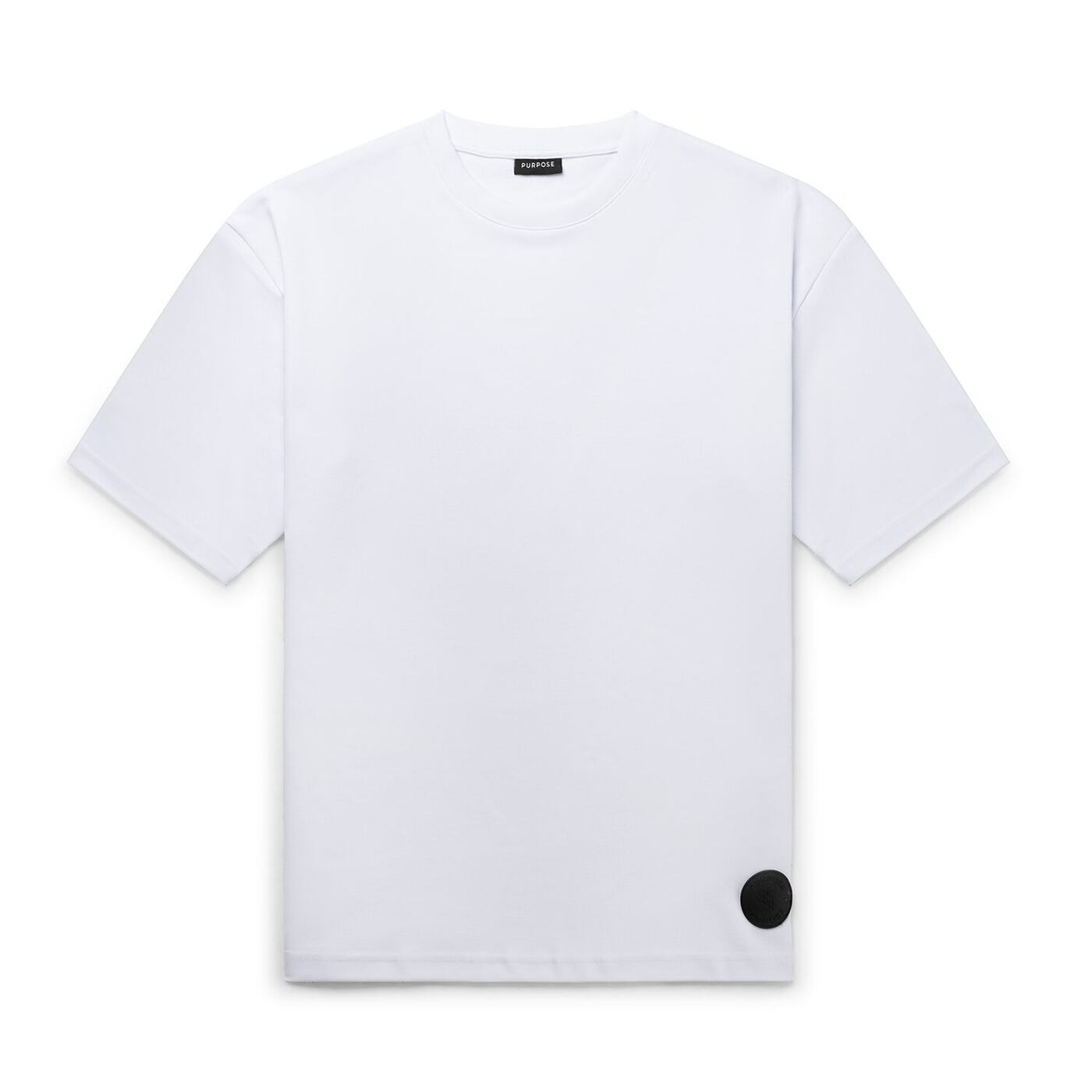 Nothing Is Created Without Purpose Oversized Tee — White — 3