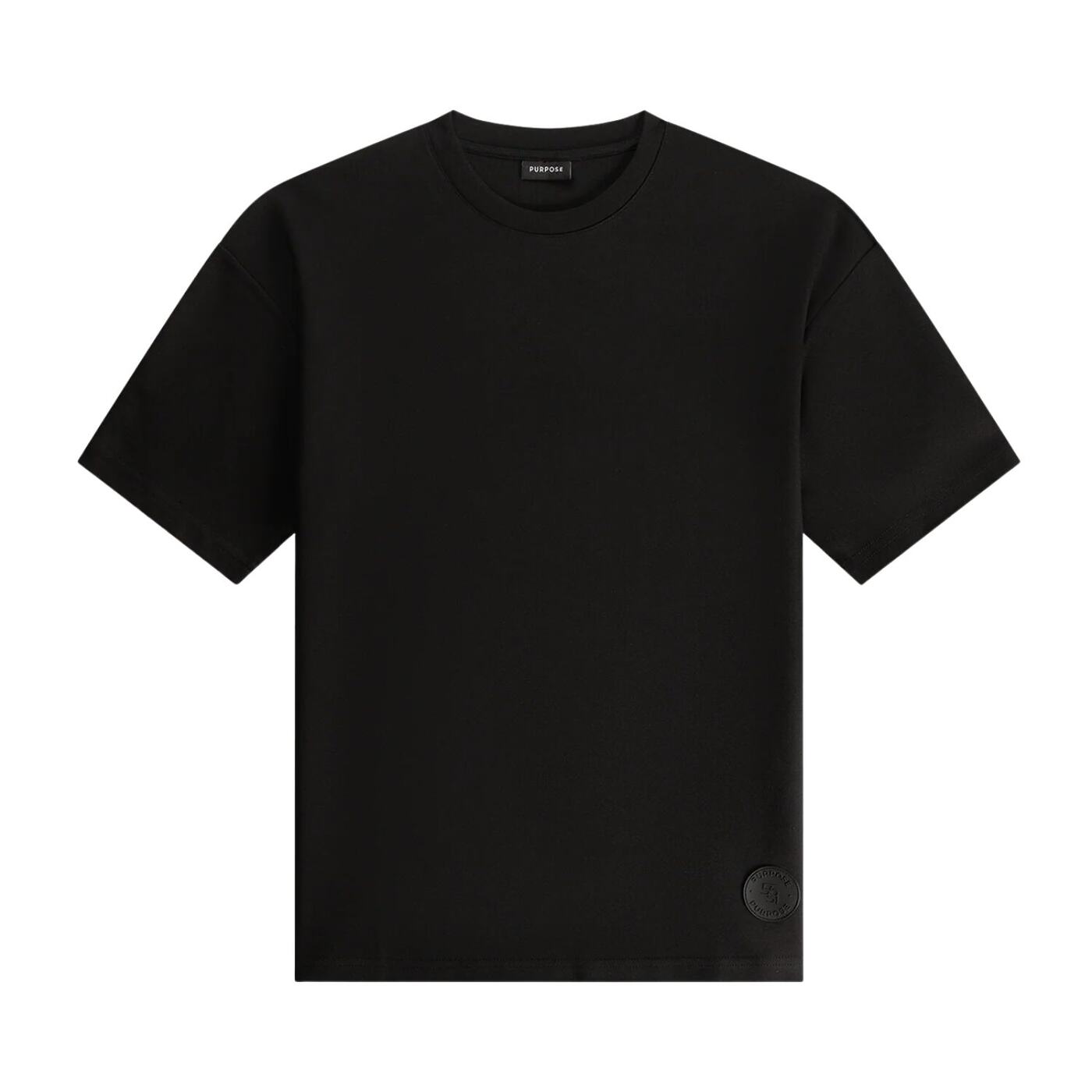 Basic Oversized Tee — Black