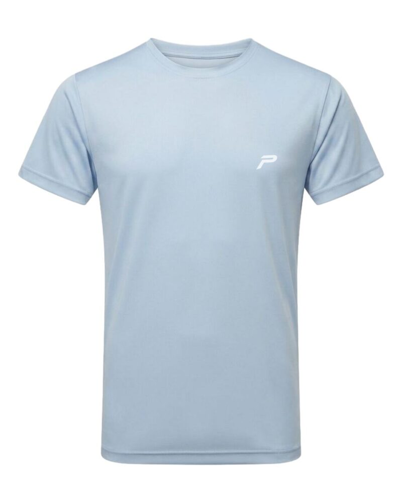 The P Logo Gym Tee — Light Blue