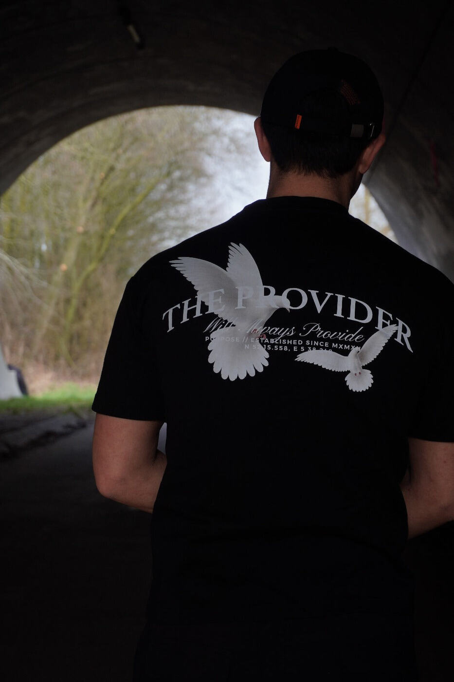 The Provider Oversized Tee — Black — 2