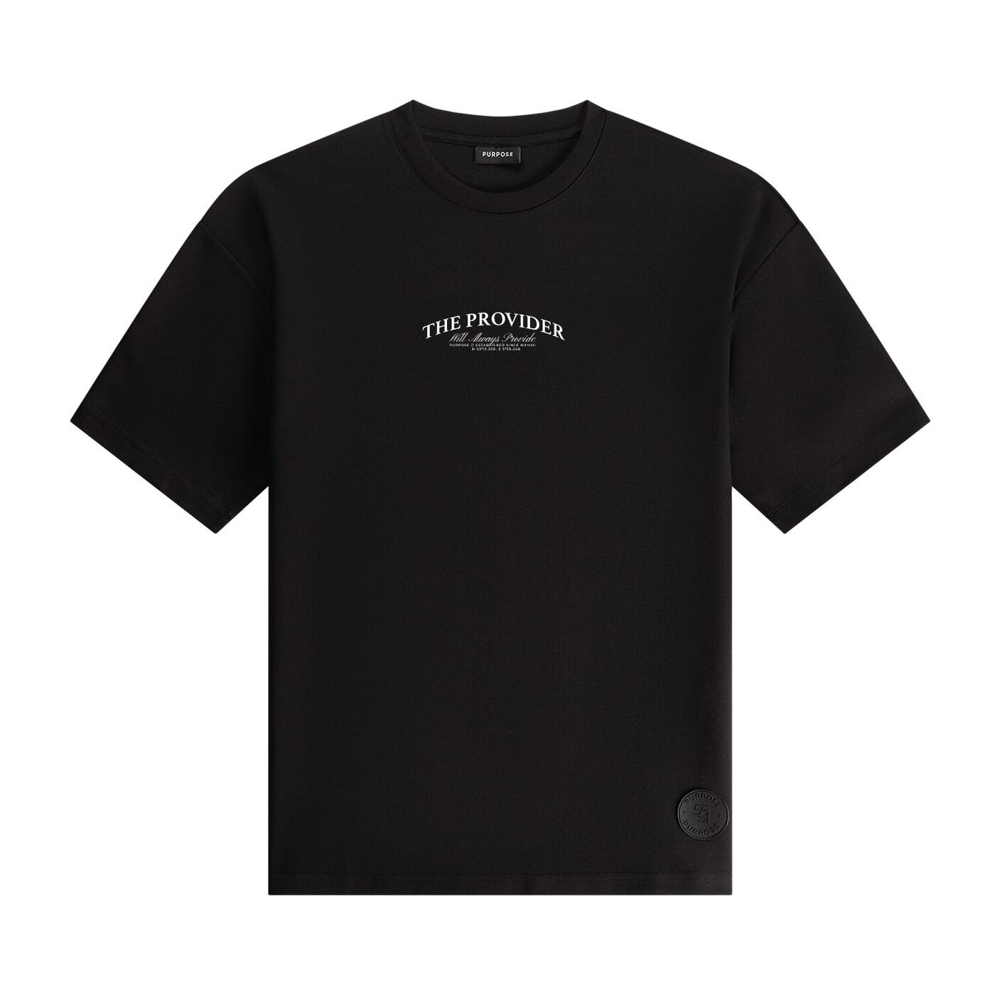 The Provider Oversized Tee — Black — 3