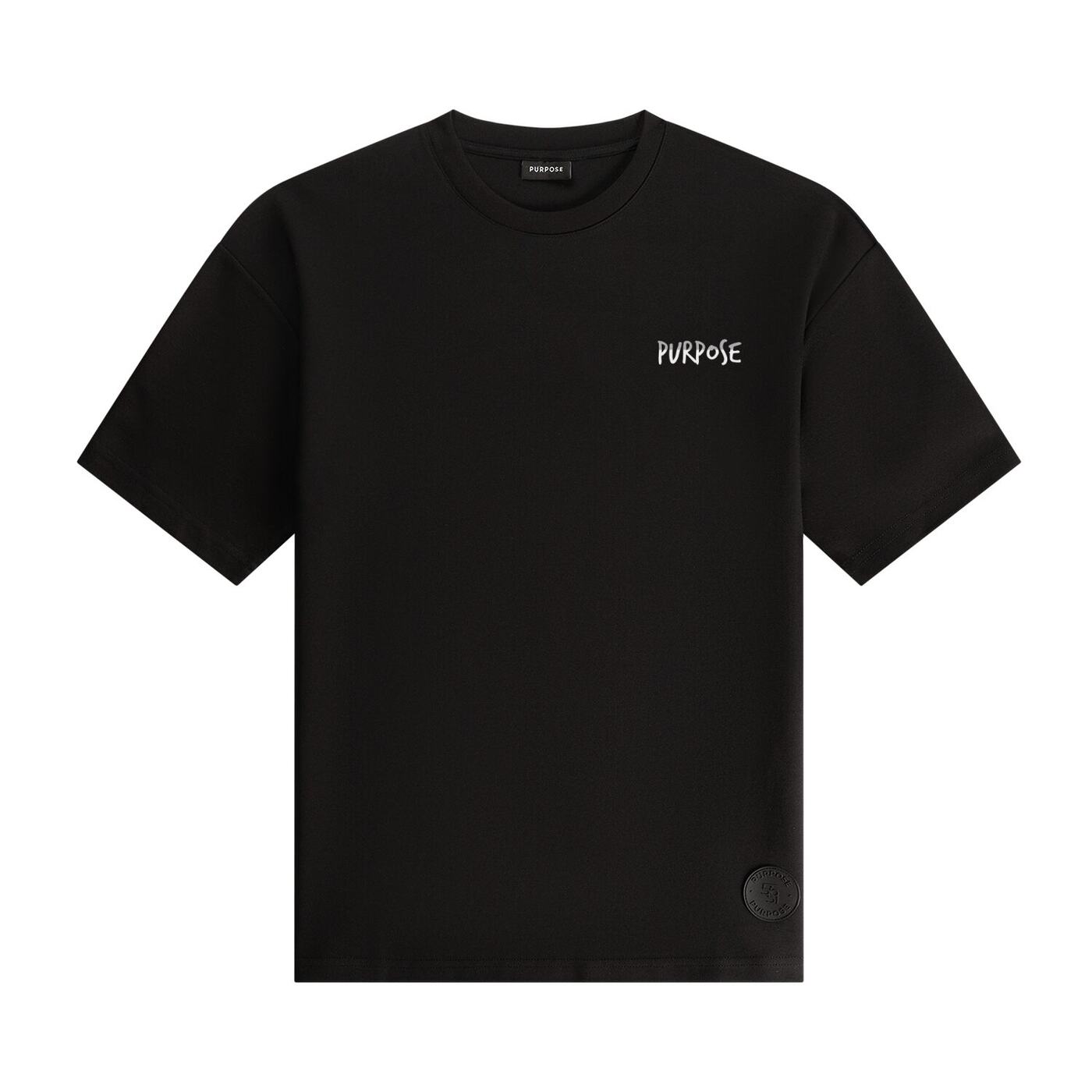 If You Stand for Nothing Oversized Tee — Black — 2